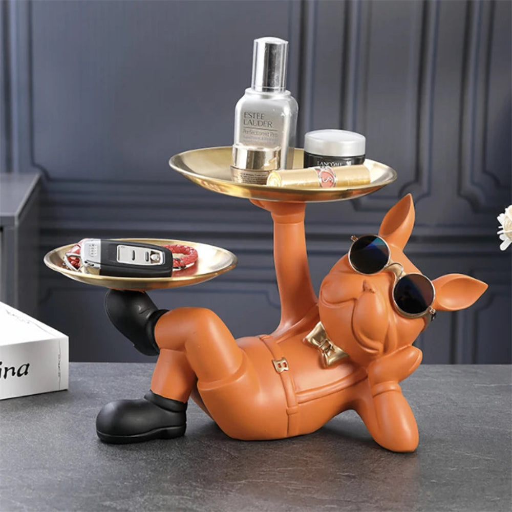 Cool Bulldog Figurine Decor