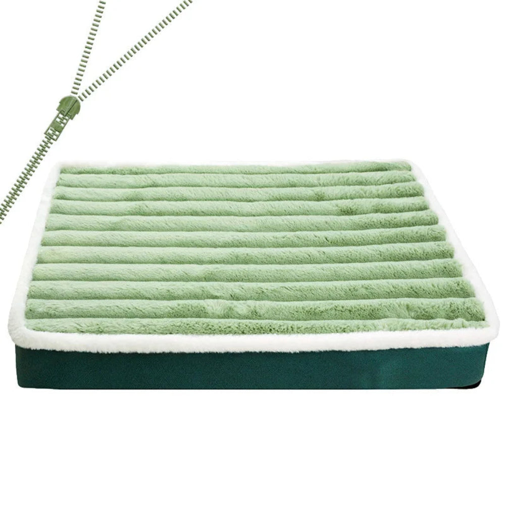 Washable Zippered Dog Bed Mat