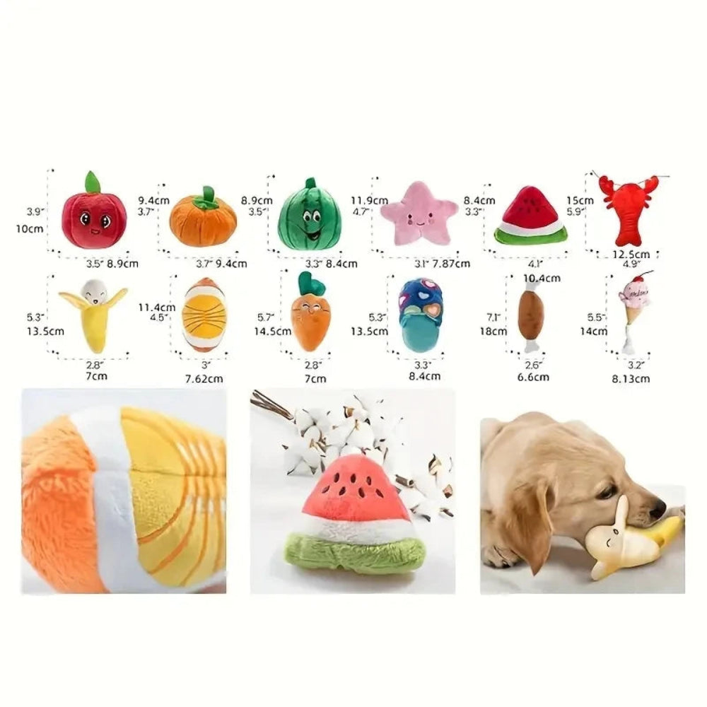 Bulk Squeaky Plush Toys for Dogs