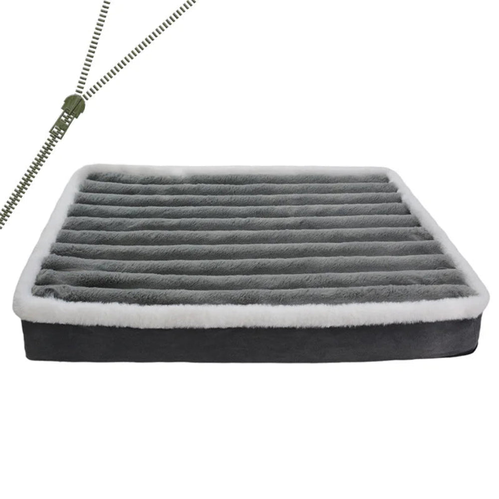 Washable Zippered Dog Bed Mat