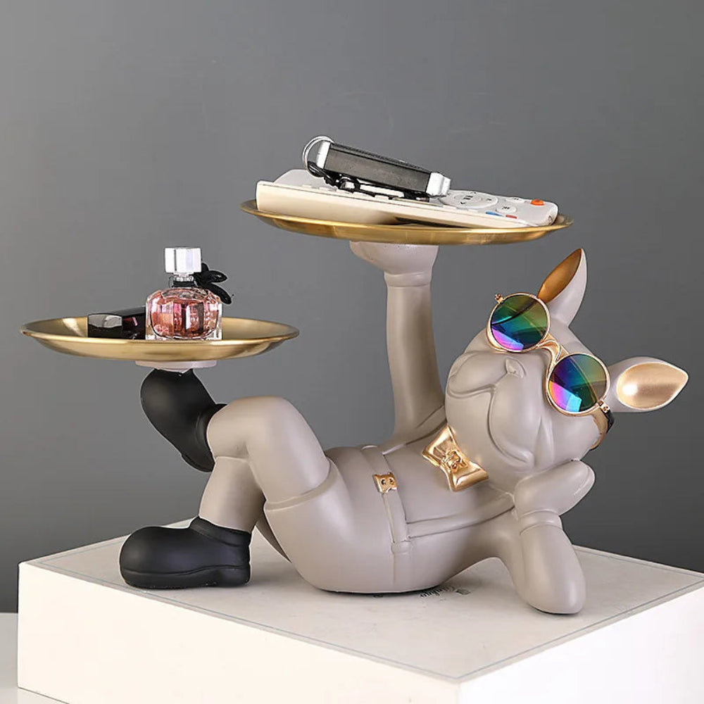 Cool Bulldog Figurine Decor