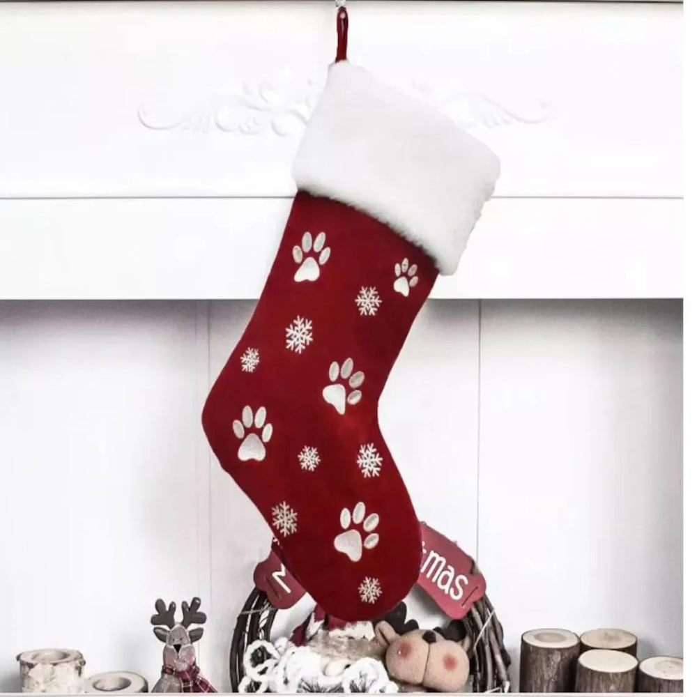 Personalized Paw Stockings