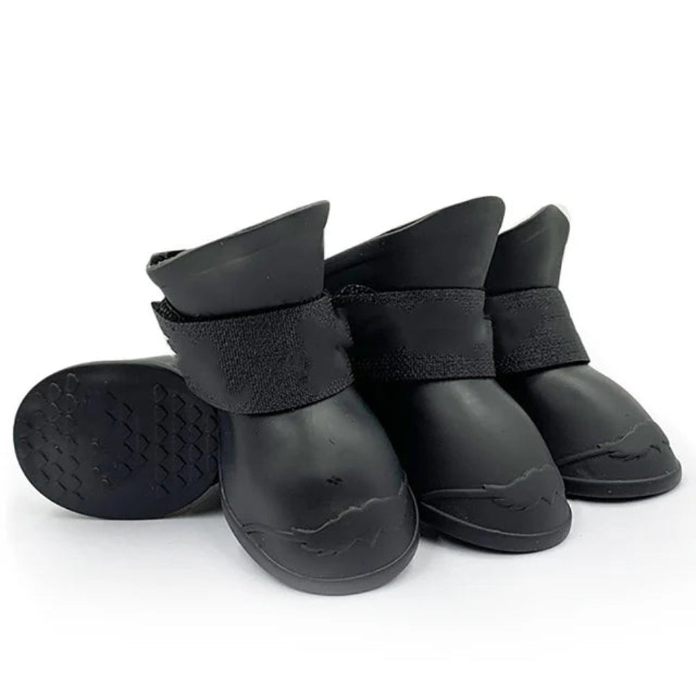 4Pcs Non-Slip Silicone Dog Boots