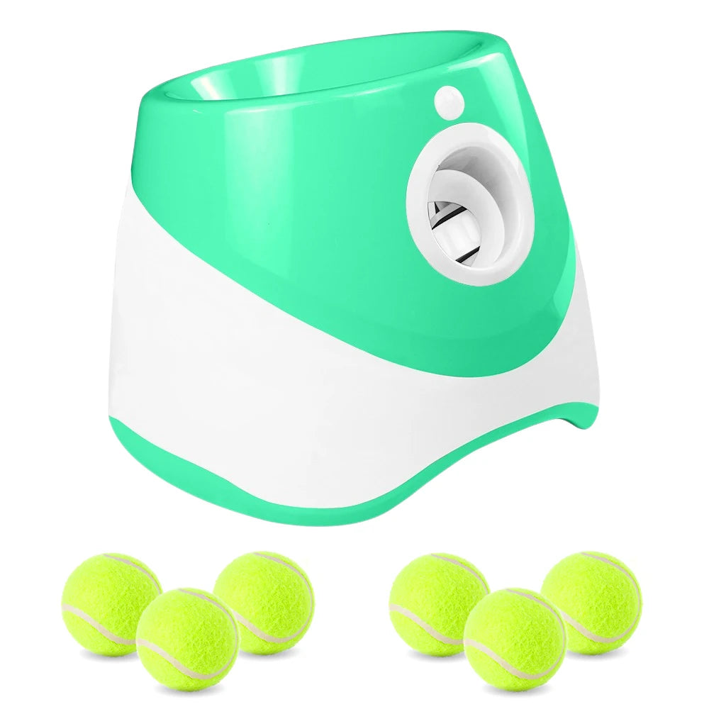 Interactive Dog Tennis Ball Launcher