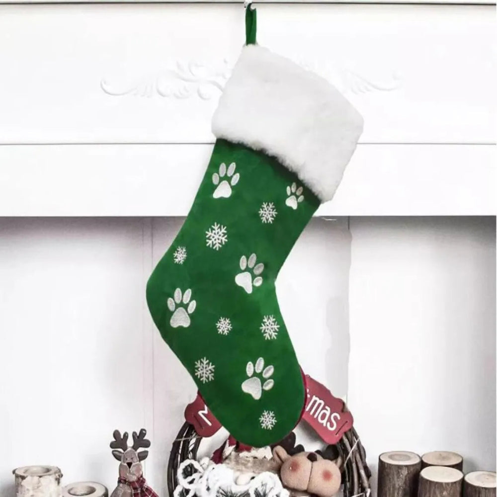 Personalized Paw Stockings