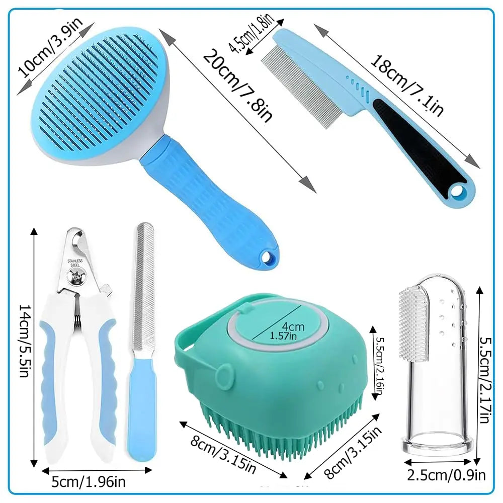 7-Piece Pet Grooming Beauty Set