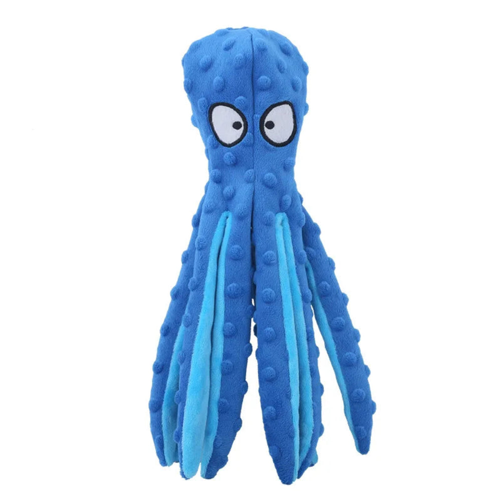 Pet Plush Octopus Puzzle Chew Toy