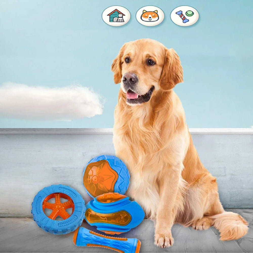 Durable Squeaky Rubber Dog Toy