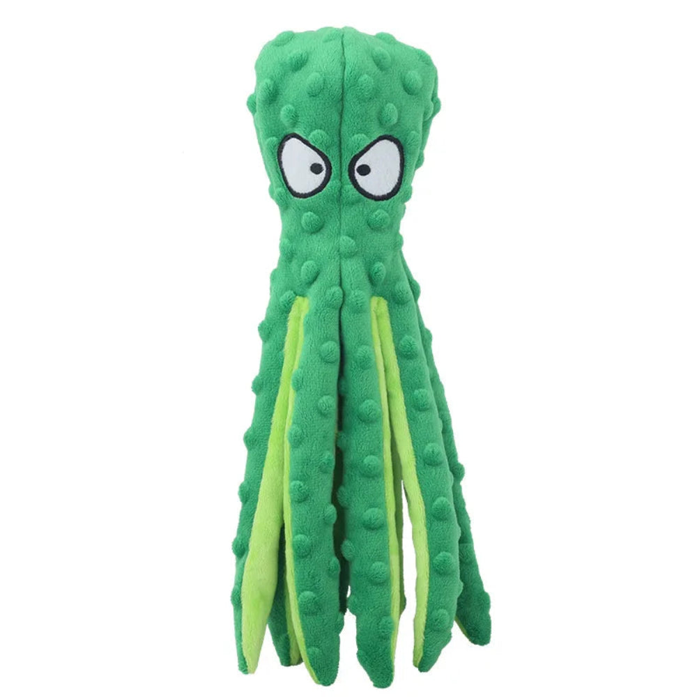 Pet Plush Octopus Puzzle Chew Toy