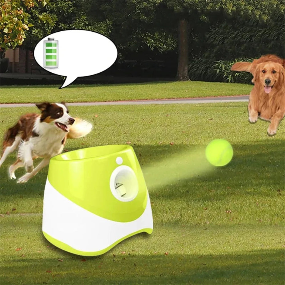 Interactive Dog Tennis Ball Launcher