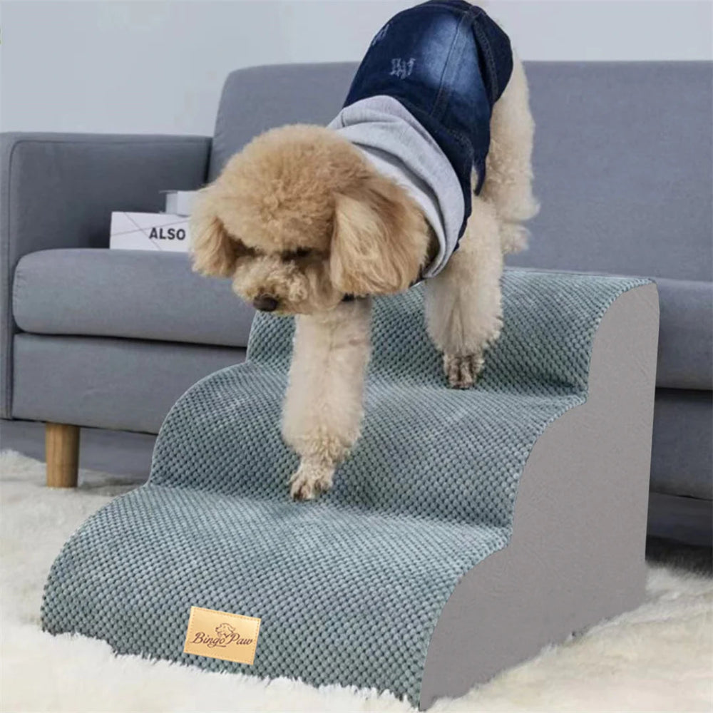 Foam Dog Stairs with Washable Cover