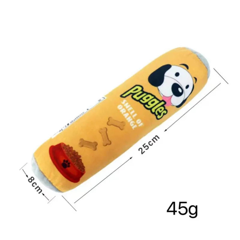 Raw Joint Plush Dog Chew Toy