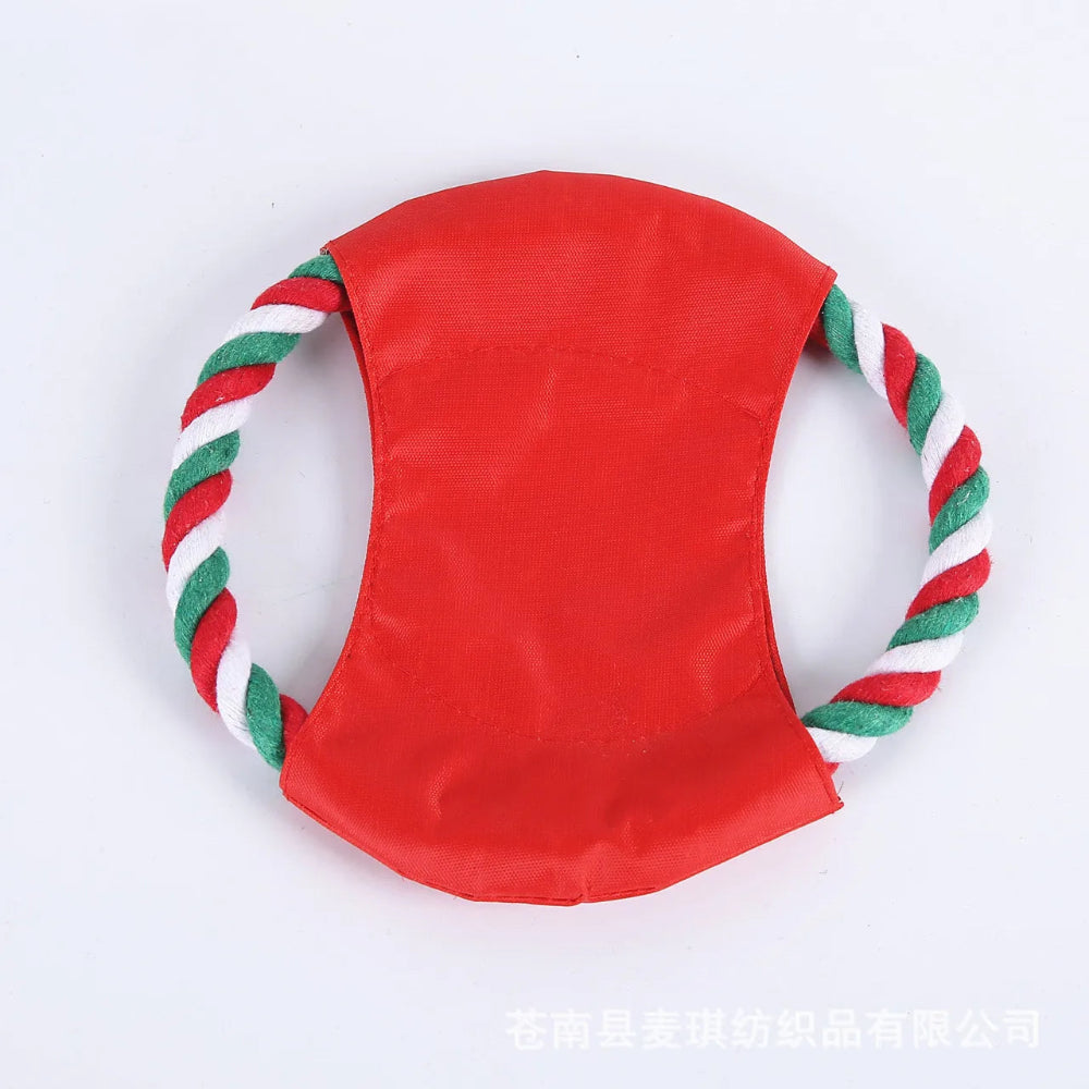 Christmas Cotton Rope Dog Toy Set