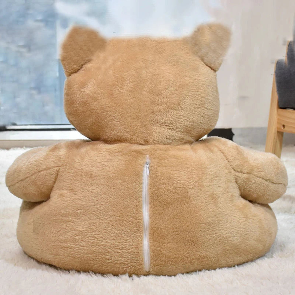 Winter Warm Bear Hug Dog Bed