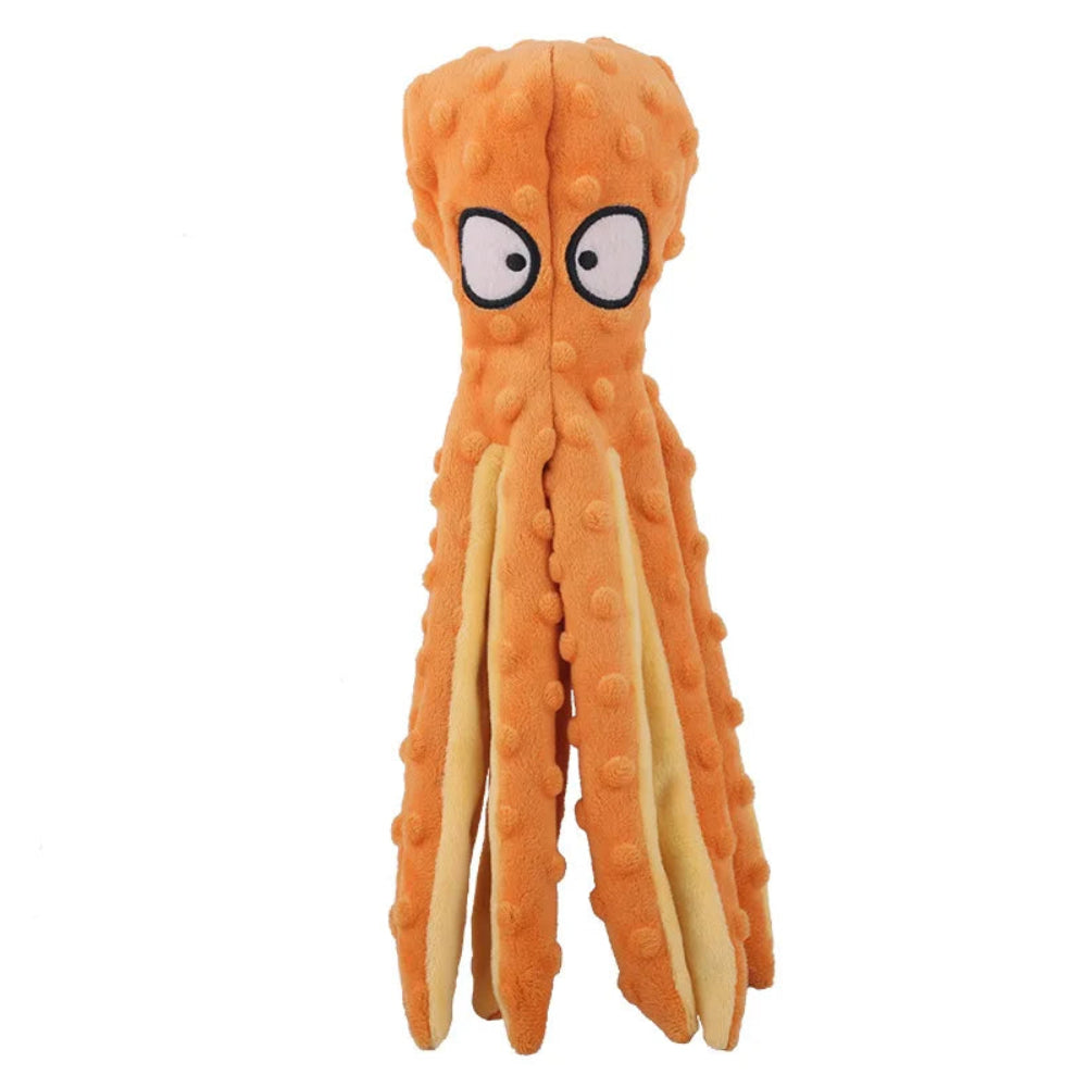 Pet Plush Octopus Puzzle Chew Toy