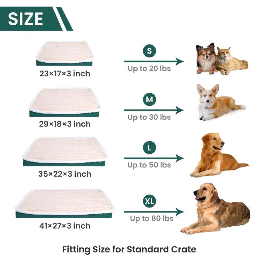 Washable Zippered Dog Bed Mat