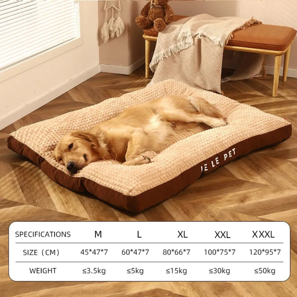 Warm Pet Bed with Fleece Blanket