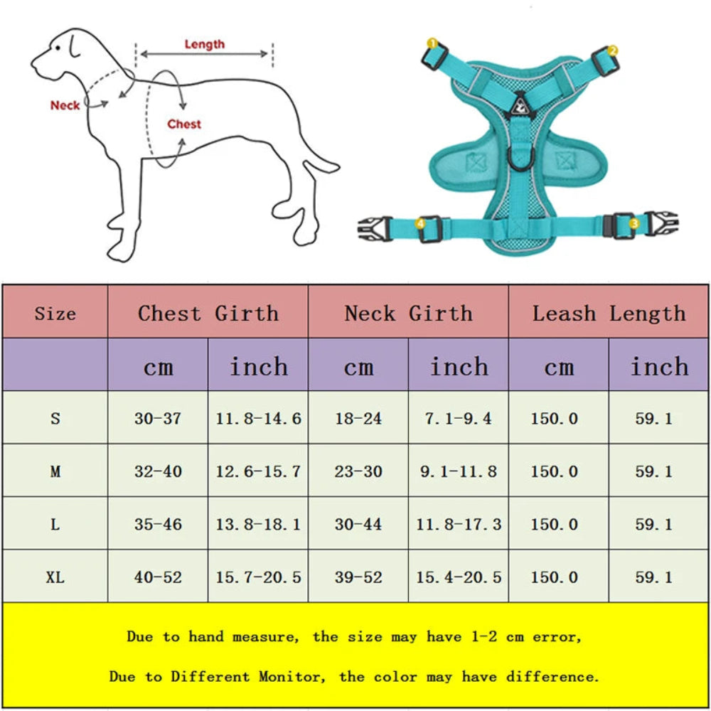 No-Pull Harness & Leash Set for Small Pets