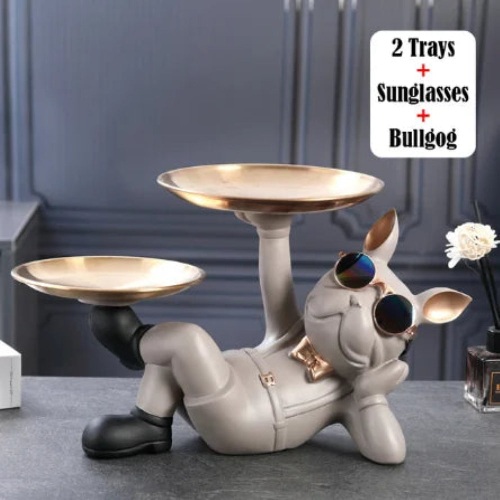 Cool Bulldog Figurine Decor