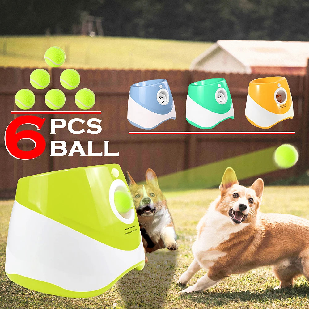 Interactive Dog Tennis Ball Launcher