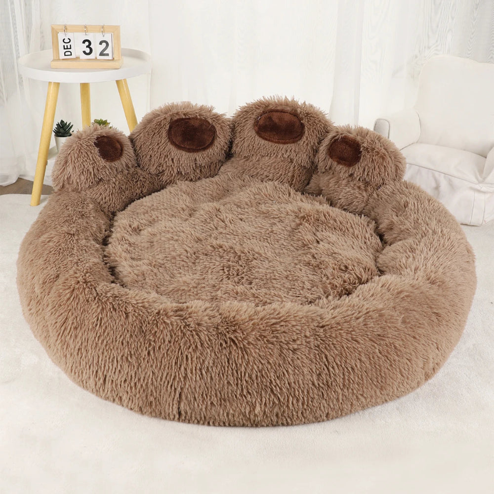 Fluffy Dog Bed & Pet Sofa Basket