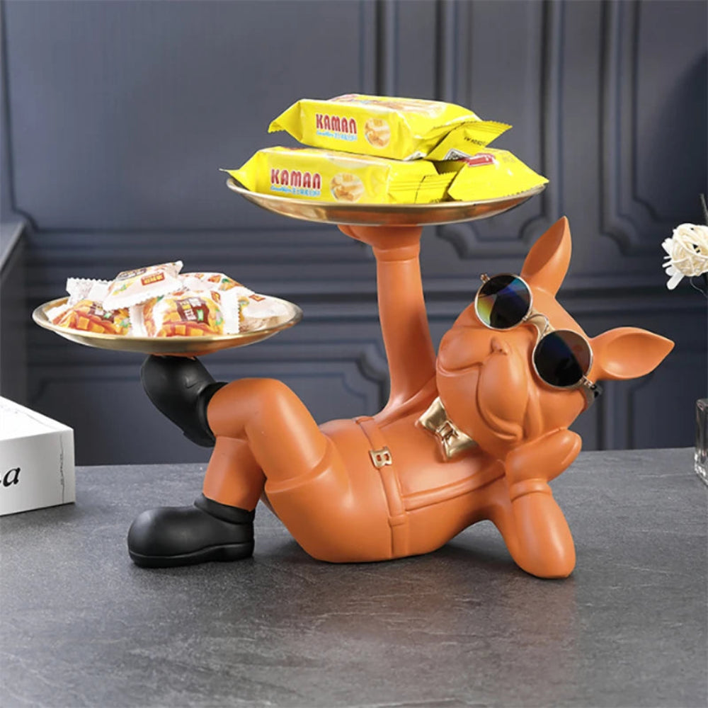 Cool Bulldog Figurine Decor