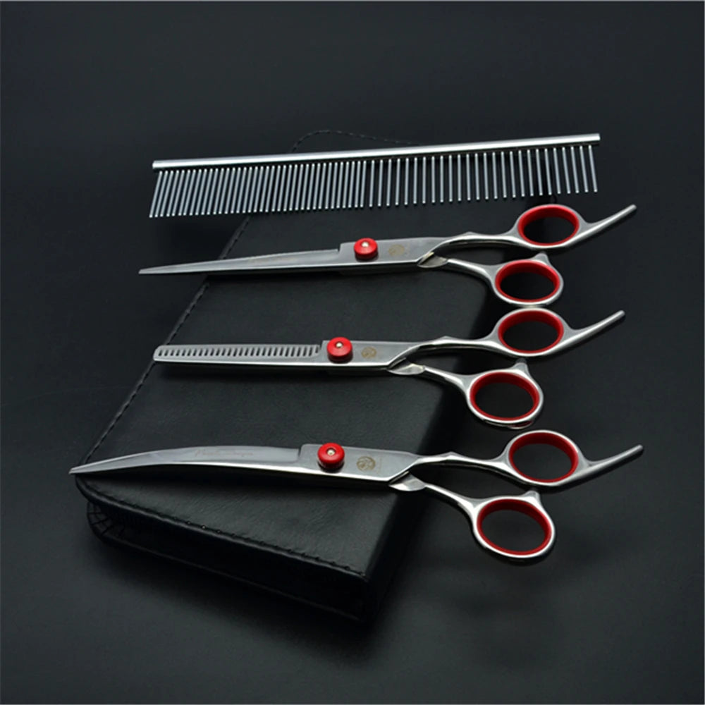 Purple Dragon Stainless Steel Grooming Set