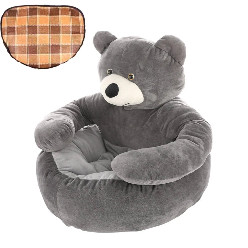 Winter Warm Bear Hug Dog Bed