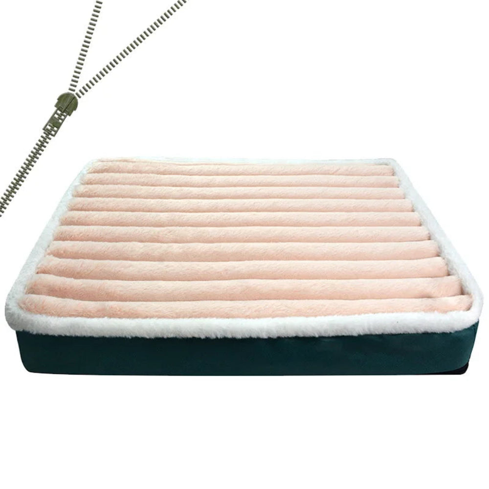 Washable Zippered Dog Bed Mat