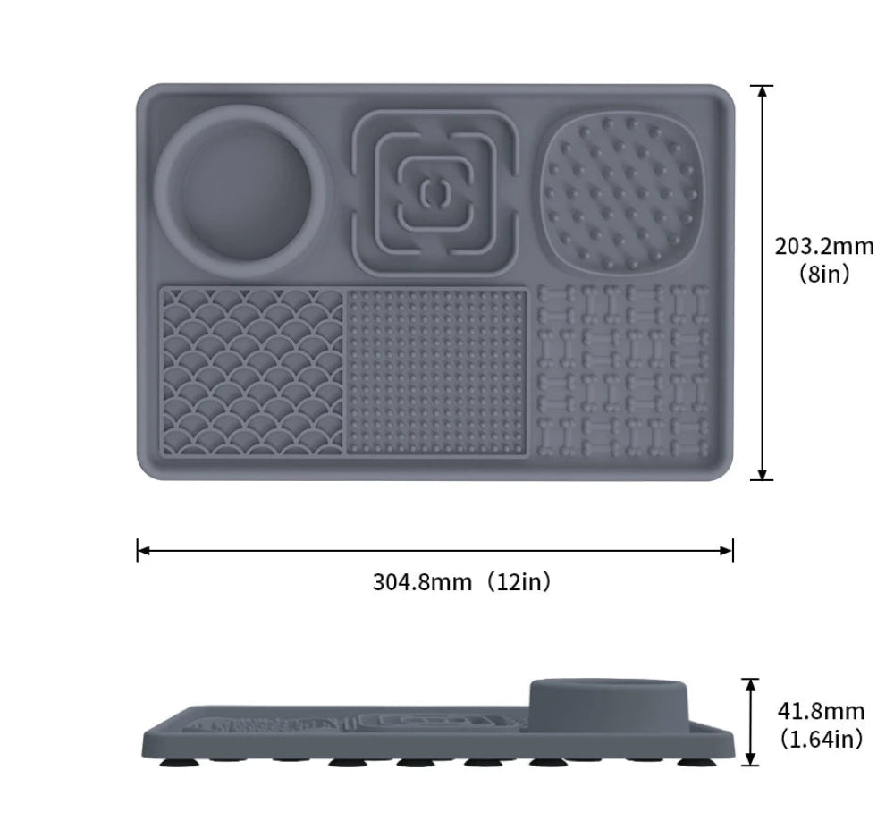 Interactive Slow Feeder Mat